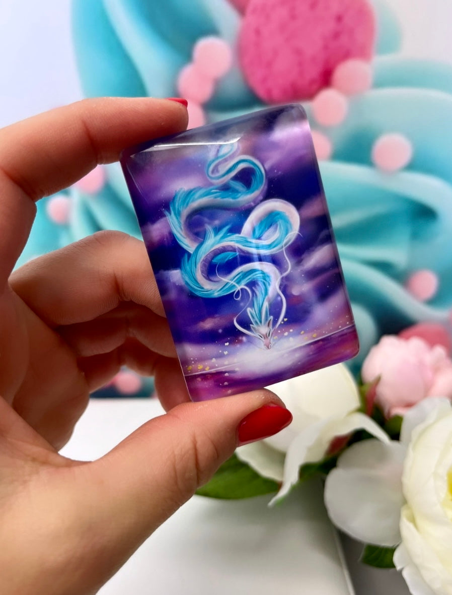 Diamond Painting Cover Minder "Pink Dragon"
