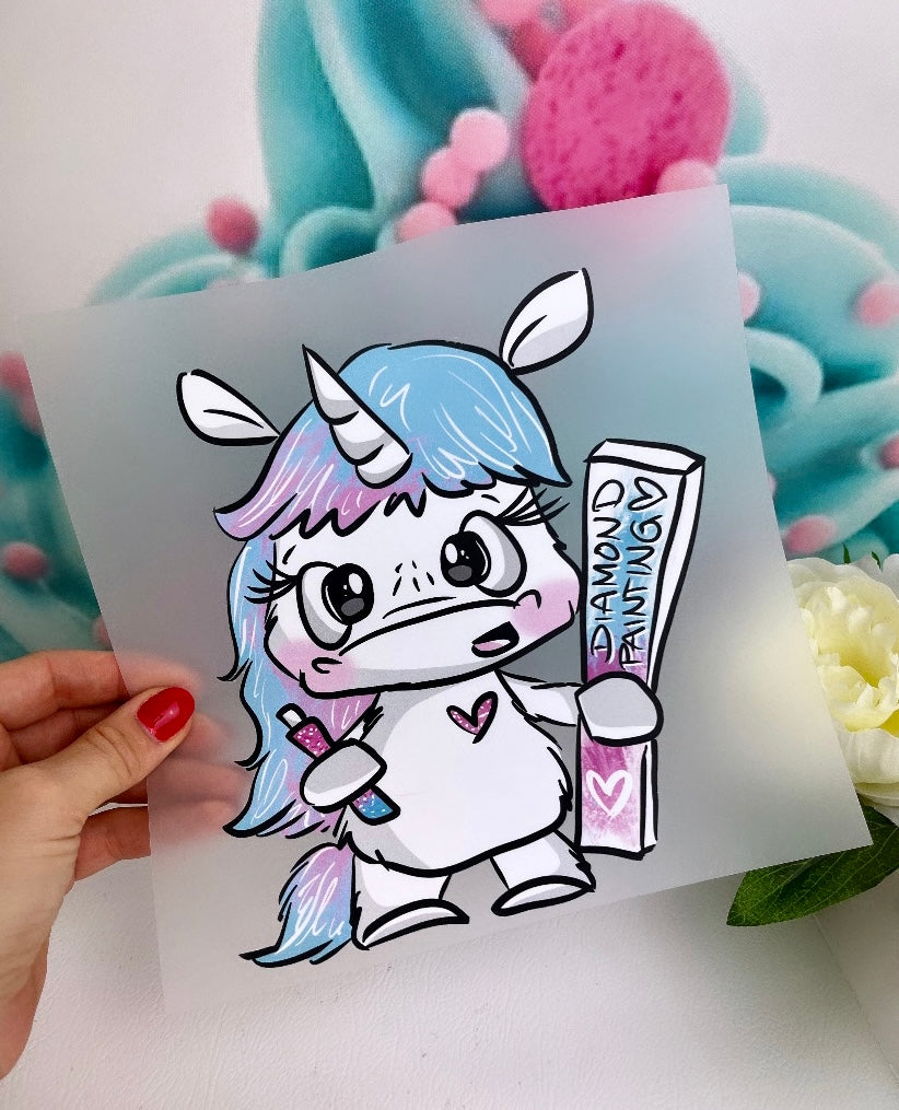 Tinischnickschnack Bügelbild Schnubbi "Diamond-Unicorn" BB15