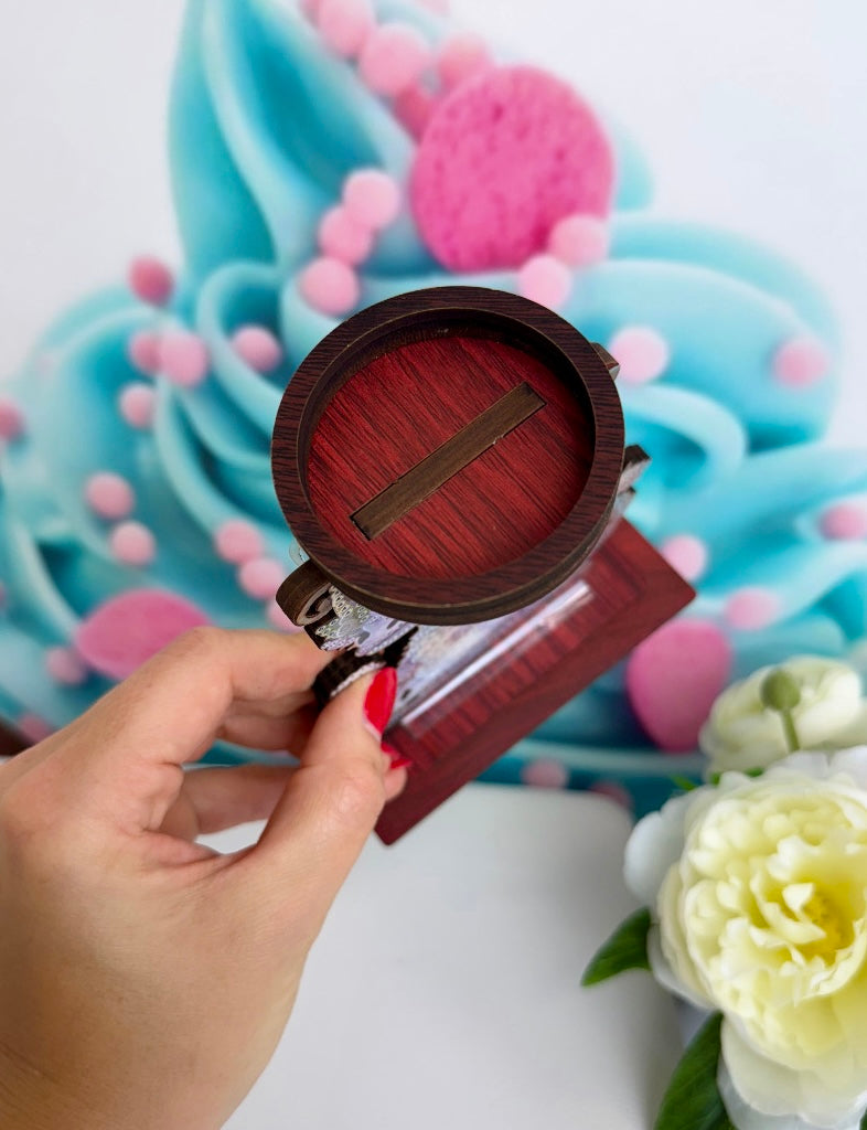 Diamond Painting Teelichthalter "Drache" 12x14cm