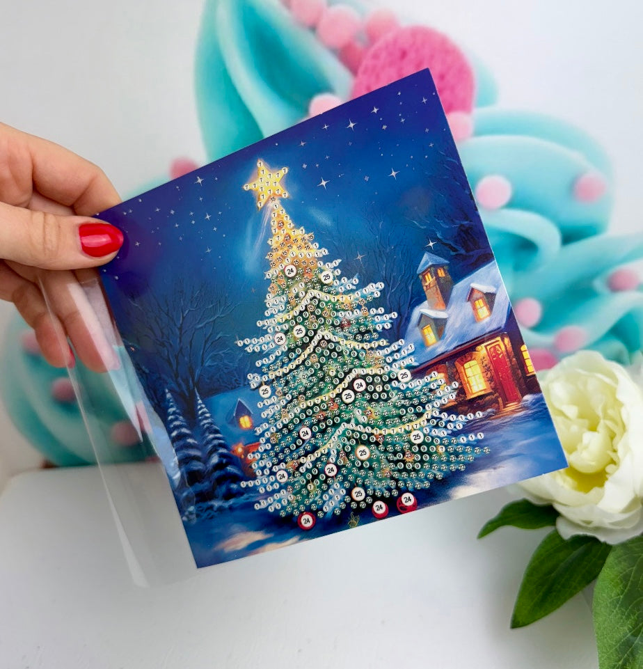 Diamond Painting "XMAS-Grußkarten" 8er Set (K29)