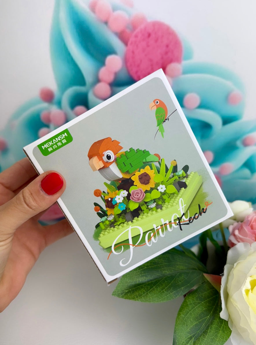 Building Blocks - "Papageien" - Klemmbausteine (6Sets)