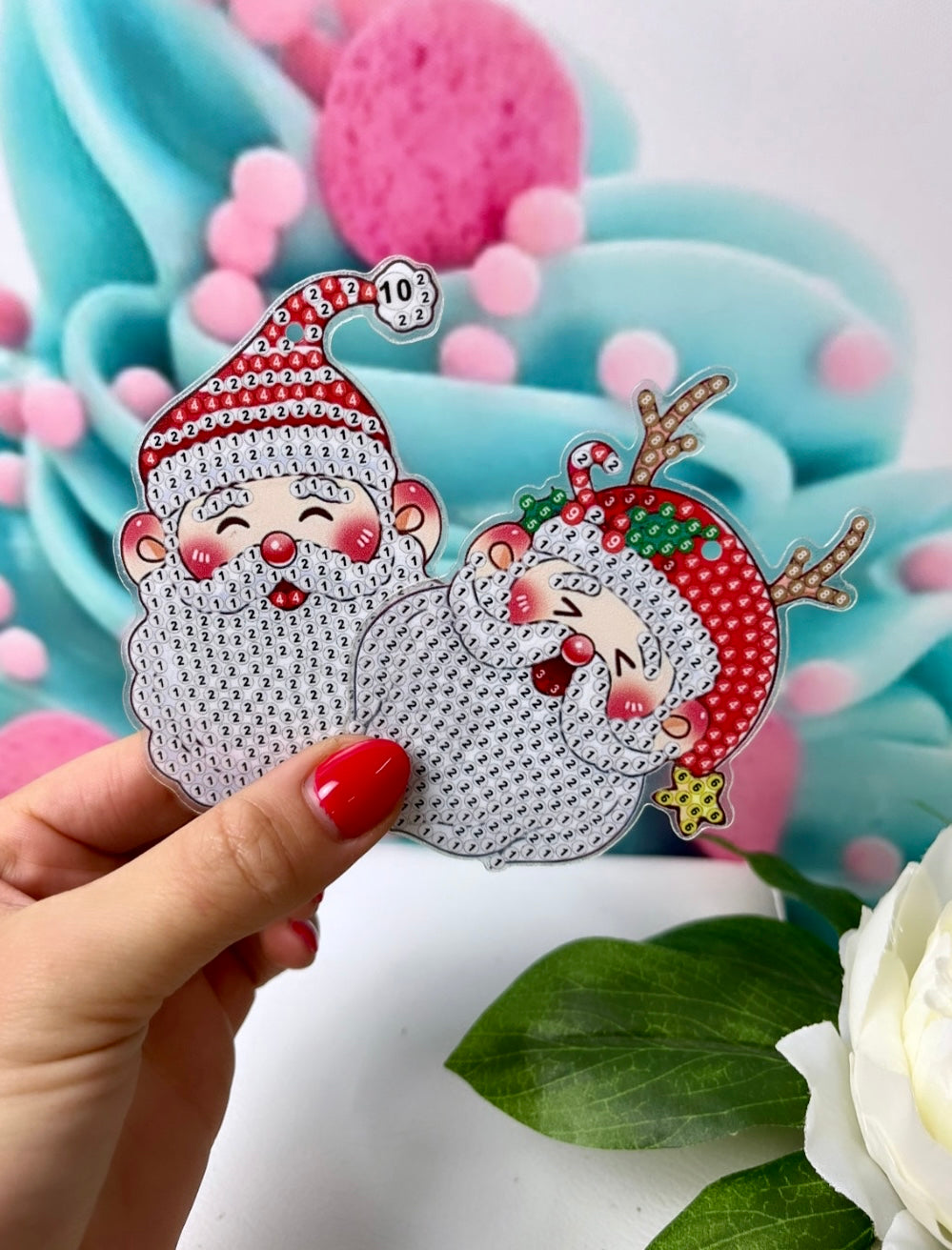 Diamond Painting XMAS "Santa Claus" Geschenkanhänger (K816)