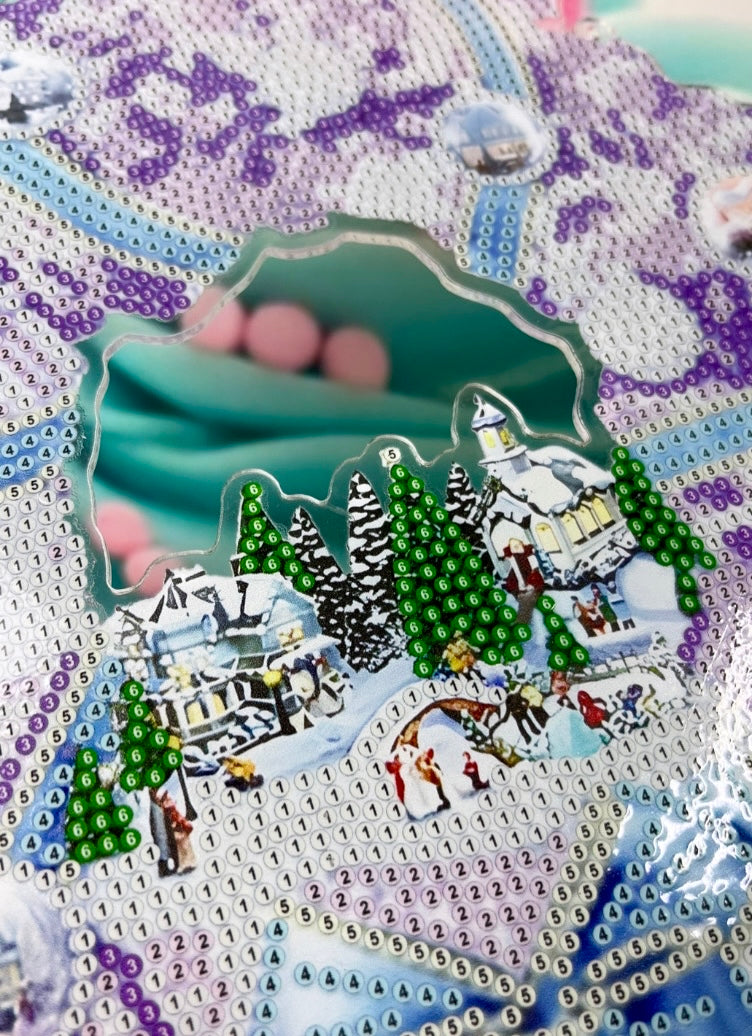 Diamond Painting X-MAS Weihnachtskranz "Winterland" (AH804)