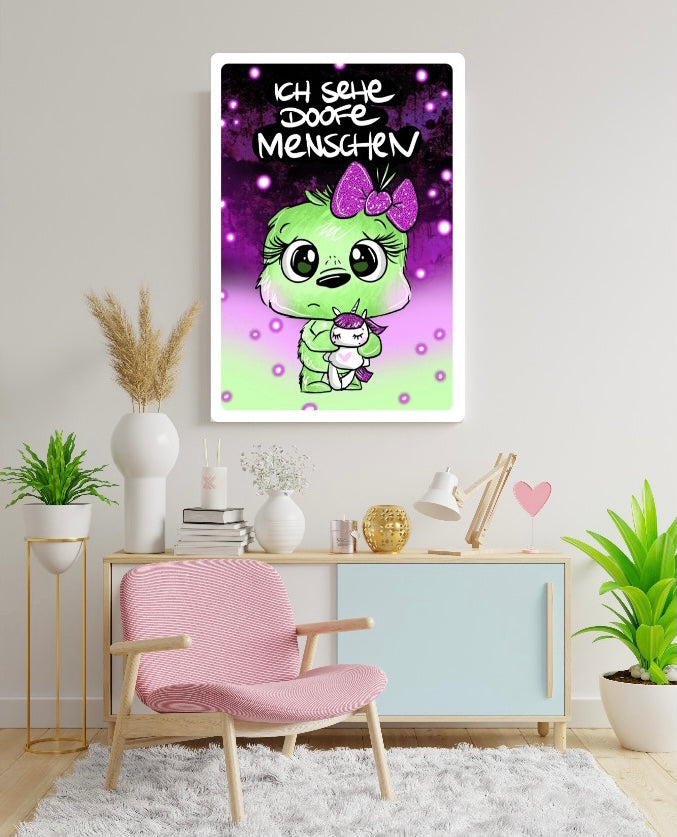 *VORVERKAUF! Diamond Painting Bild Schnubbi "Grumpfi" von Schnubbirella 40x60cm (inkl. 7 Fairy Dust) TSS-472