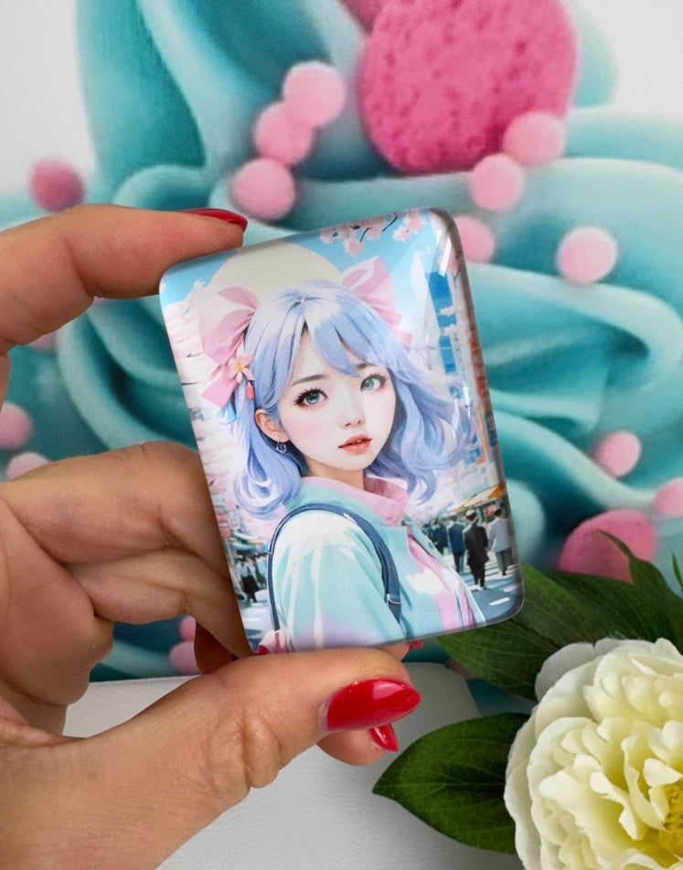 Diamond Painting Cover Minder "Tokio Girl" (CM)