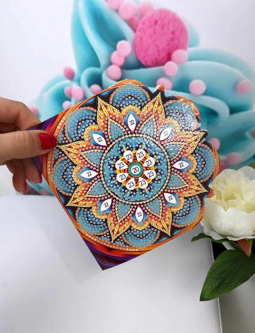 Diamond Painting Grußkarten "Mandala" 8er Set (K31)