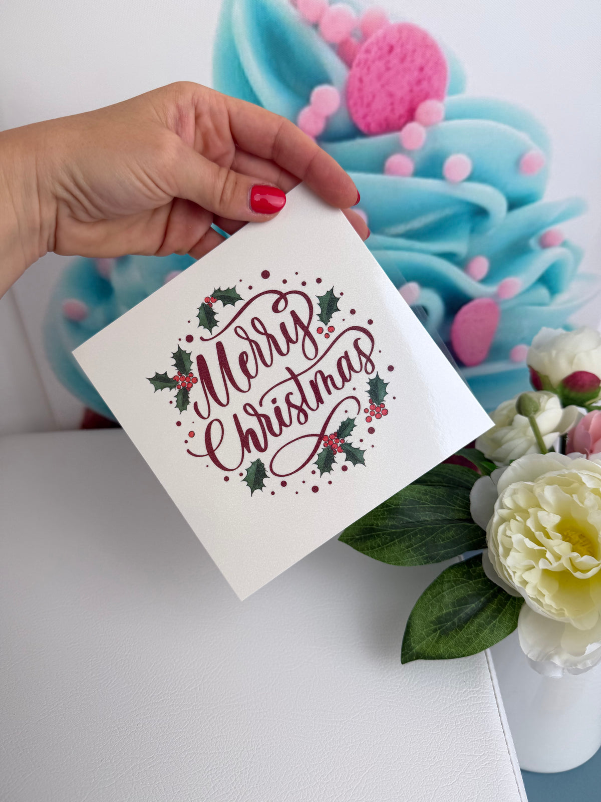 Diamond Painting XMAS Grußkarten "Xmas Cupcakes" (K056)