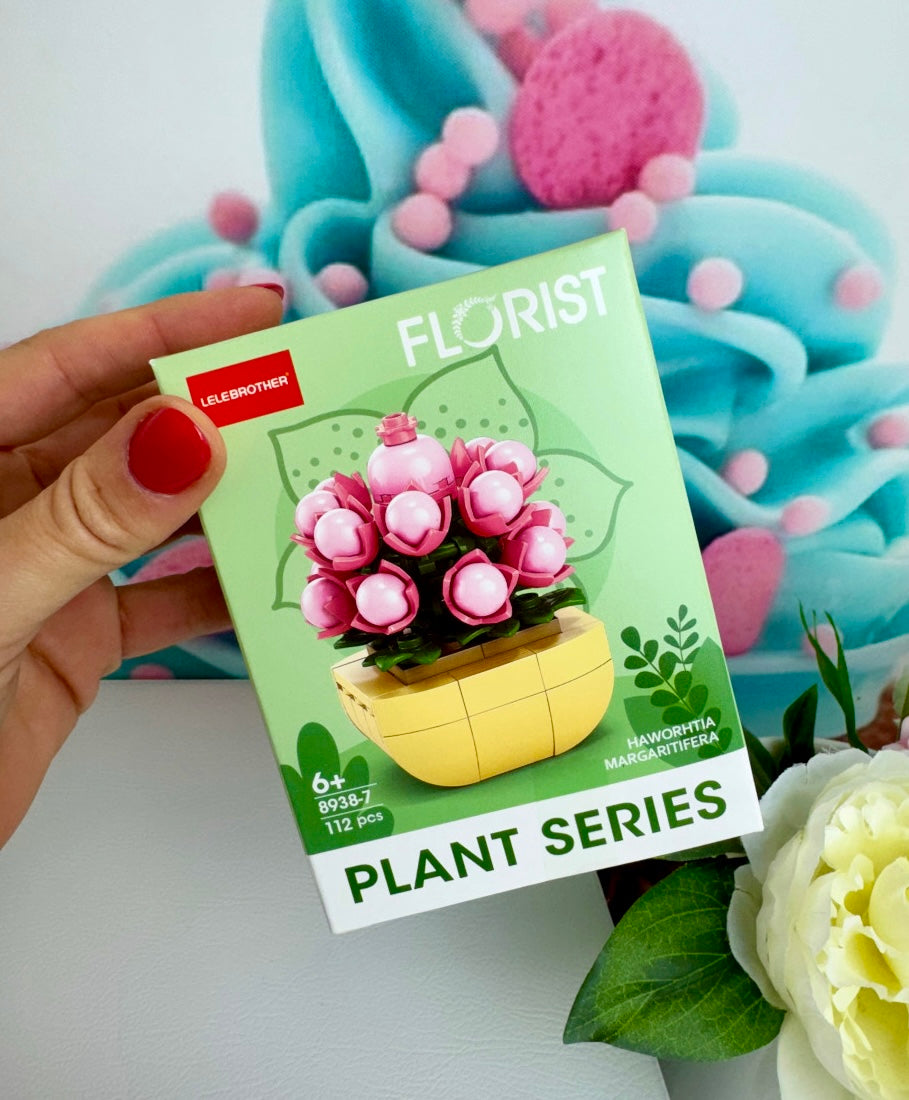 Mini Building Blocks Bundle - "Kakteen" - Klemmbausteine (12Sets)