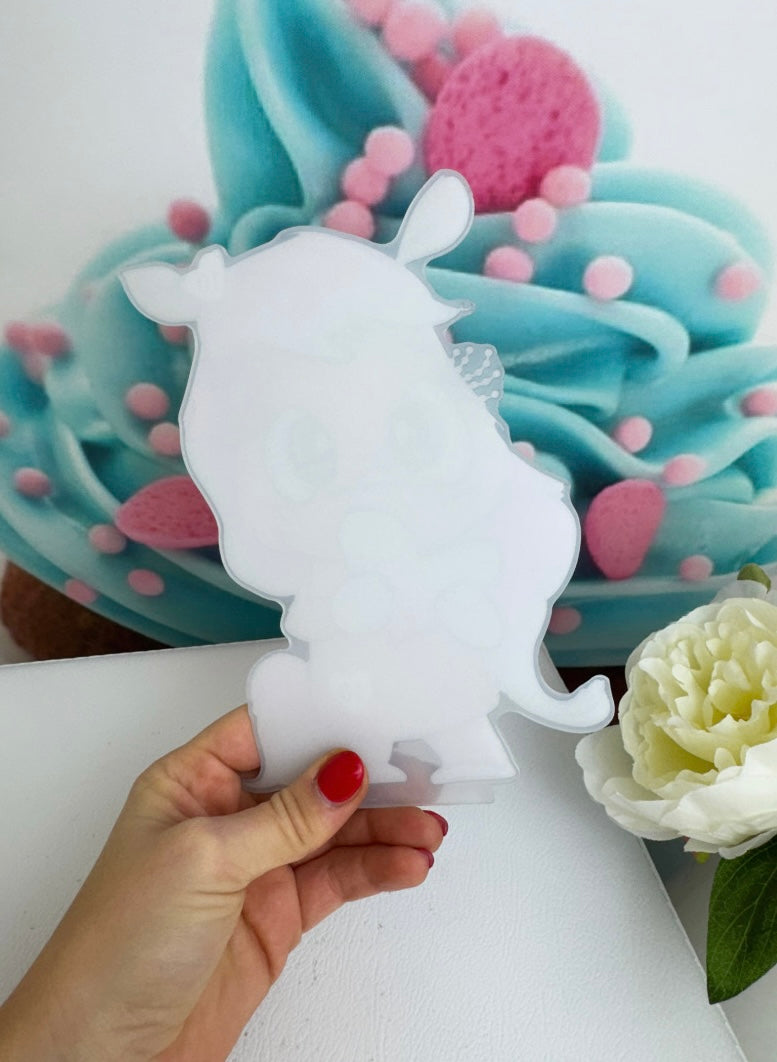 *VORVERKAUF! Diamond Painting Aufsteller Schnubbi "Herzpony" ca. 15x20cm