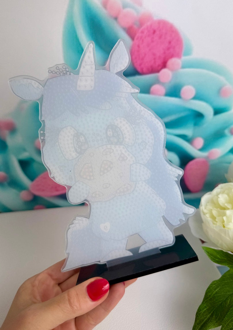 Diamond Painting Schnubbirella Aufsteller - Schnubbi "Krümelhorn" 13x29cm