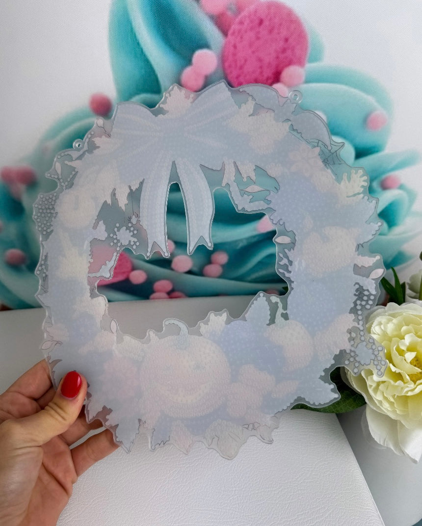 Diamond Painting Halloweenkranz / Anhänger "Sweet Dark Night" 23x24cm (AH1920)