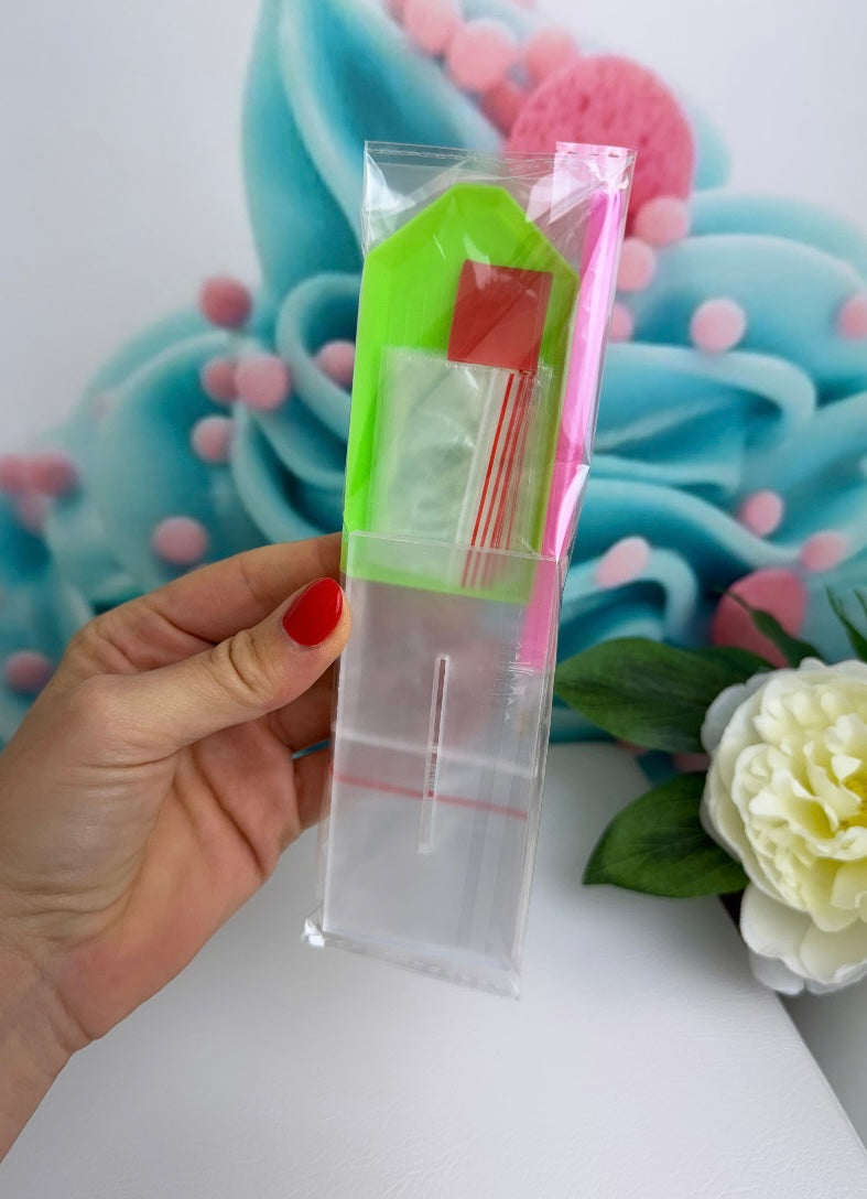 Diamond Painting Aufsteller Schnubbi Fledermaus "Herzchen" 20x20cm