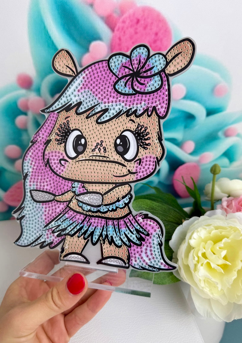 Diamond Painting Aufsteller Schnubbi "Hawaii Pony" 18x20cm