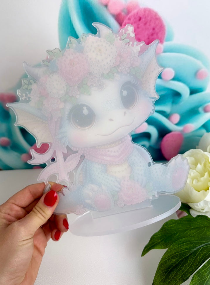 Diamond Painting Aufsteller Drache "Luke" 18x20cm