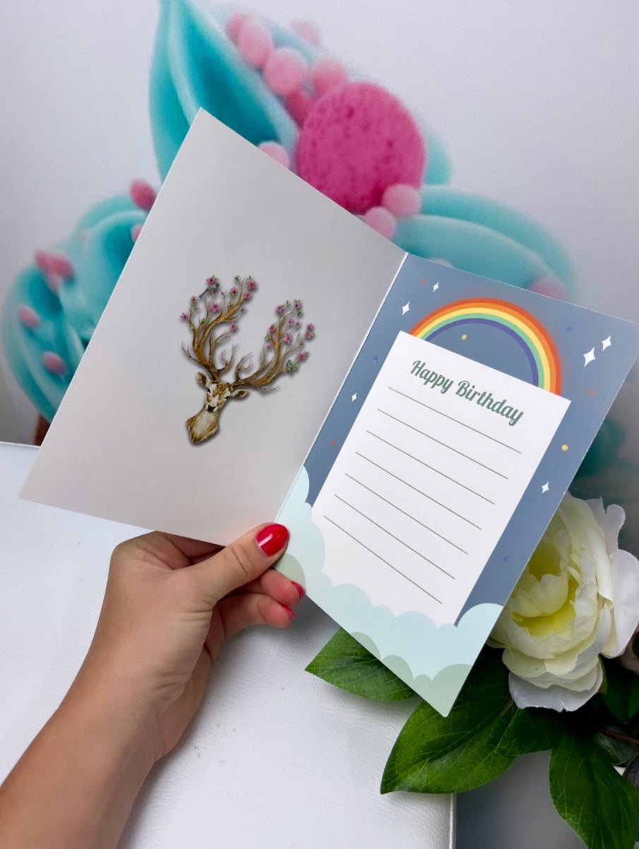 Diamond Painting Grußkarten "XMAS-Birthday" Mix 8er Set (K27)