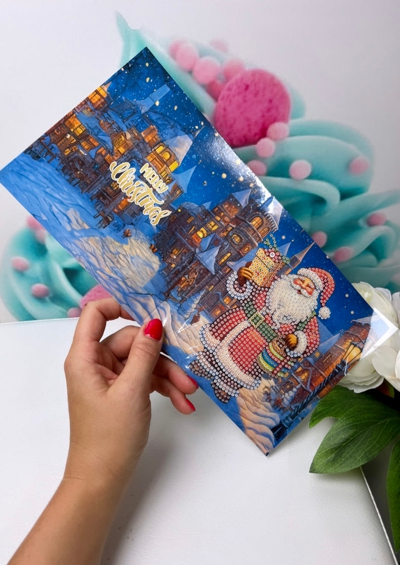 Diamond Painting "XMAS-Grußkarten" 12er Set (K26)