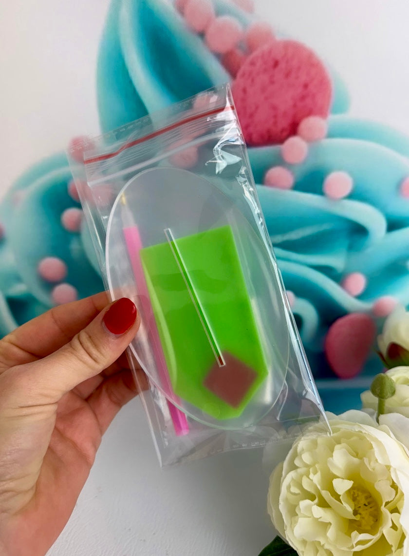 Diamond Painting Aufsteller "Oktopus" 19x20cm