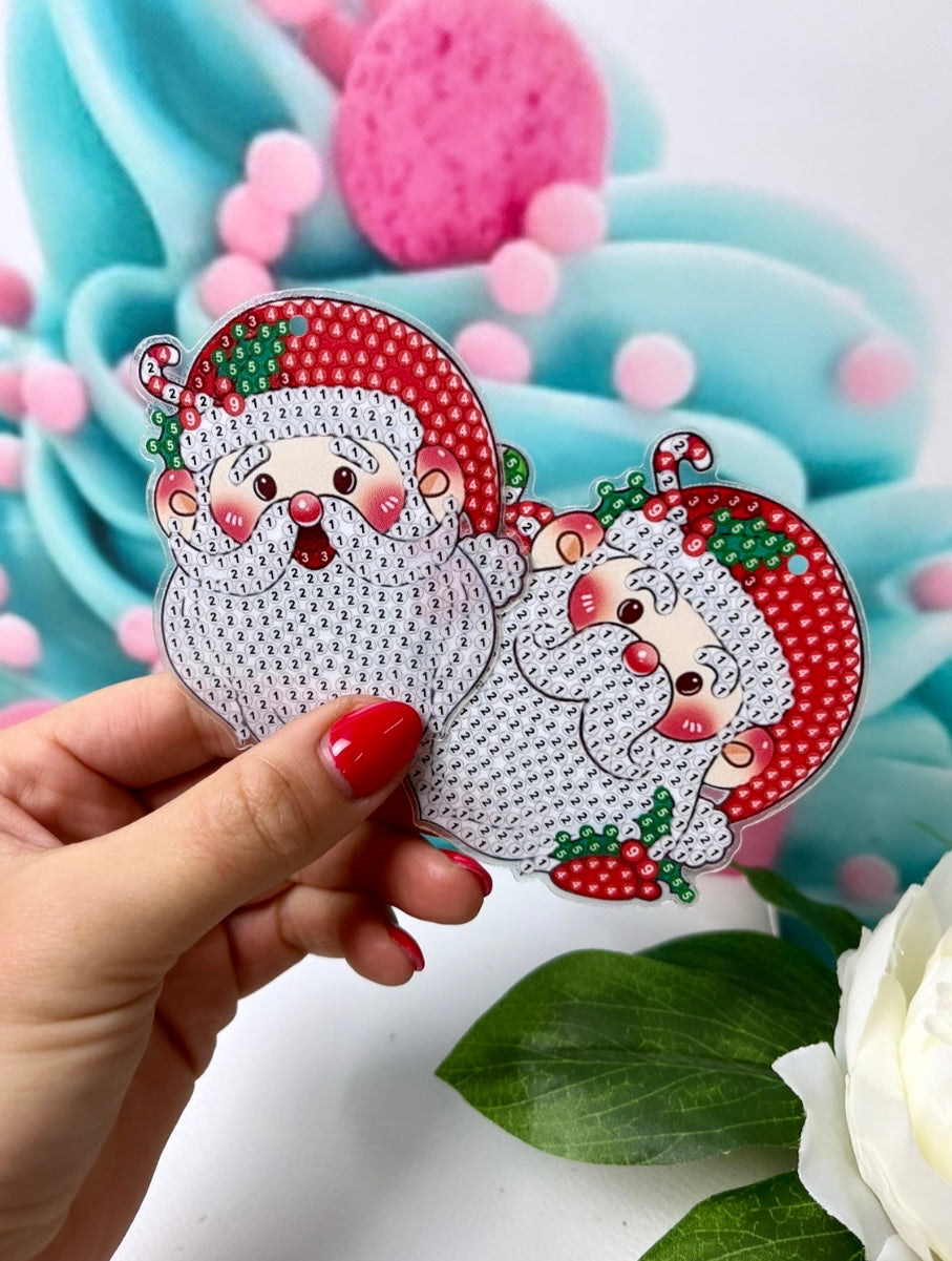Diamond Painting XMAS "Santa Claus" Geschenkanhänger (K816)