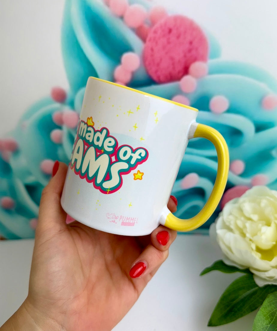 TiniSchnickschnack Pummeleinhorn "Made of Dreams" Tasse 330ml