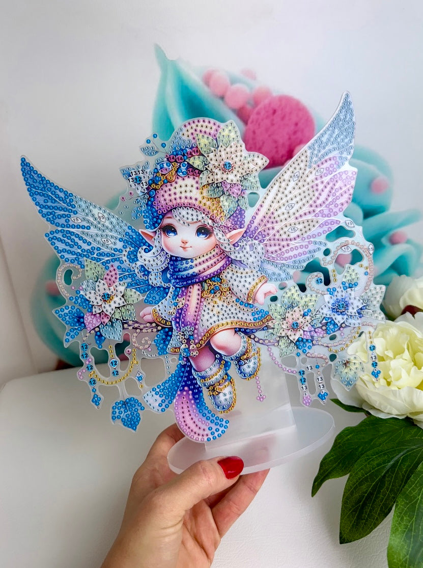 Diamond Painting Aufsteller "Fee Annabell" 25x24cm