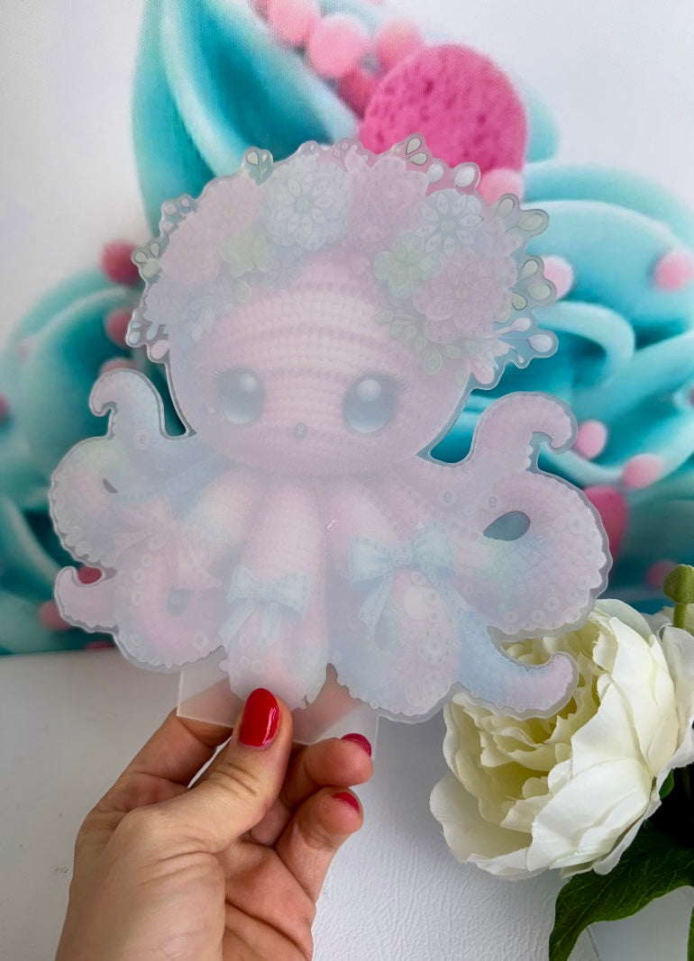 Diamond Painting Aufsteller "Oktopus" 19x20cm