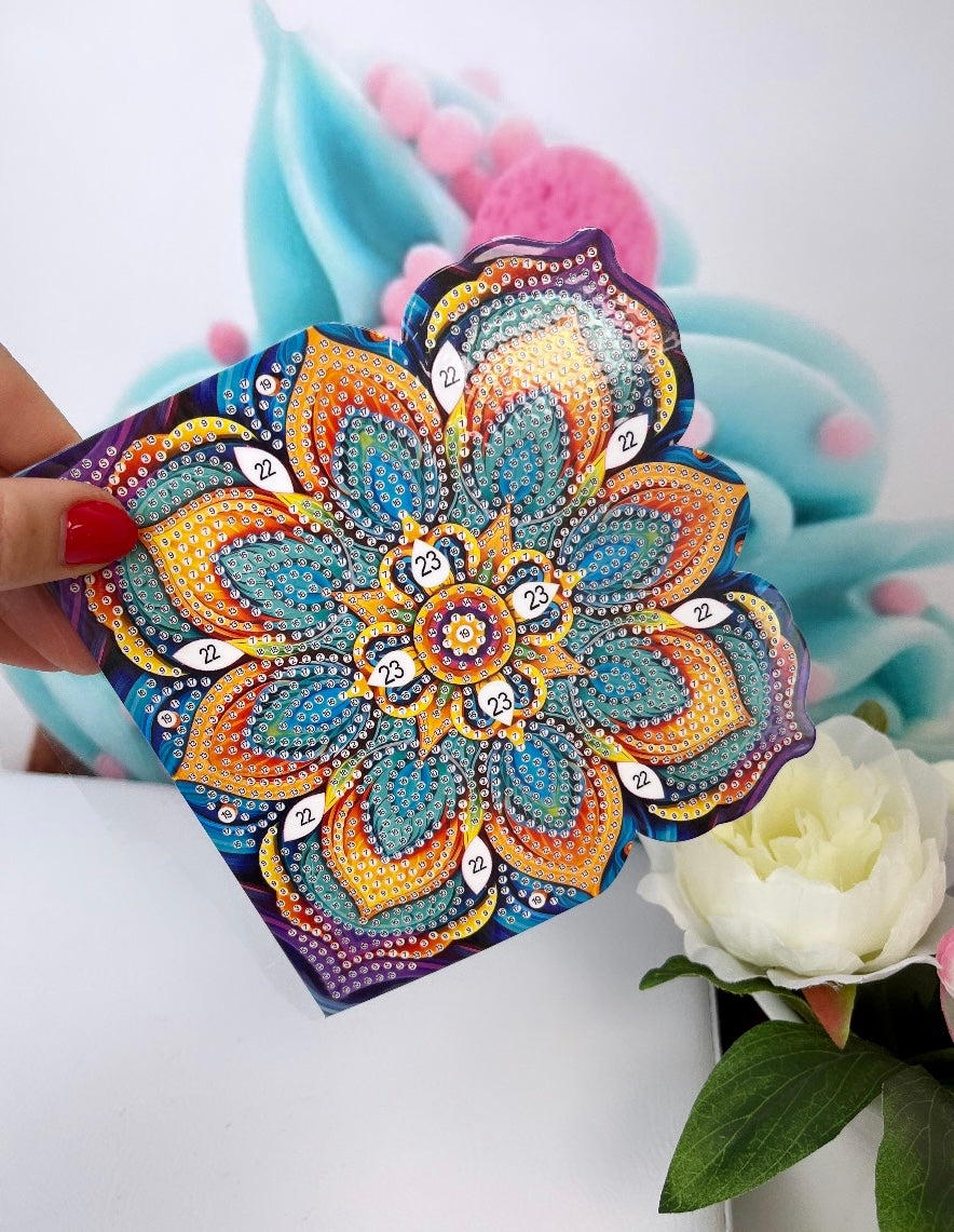 Diamond Painting Grußkarten "Mandala" 8er Set (K31)