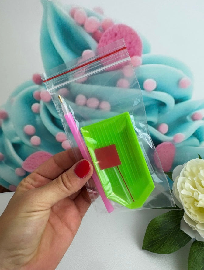 Diamond Painting Magnete "Tierfreunde" 6Stk (M912)