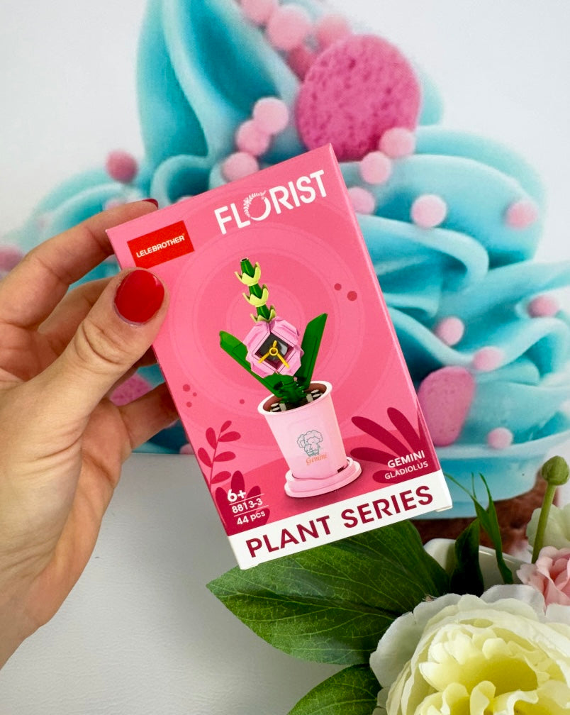 Mini Building Blocks Bundle - "Fancy Flowers" - Klemmbausteine (12Sets) KB8813