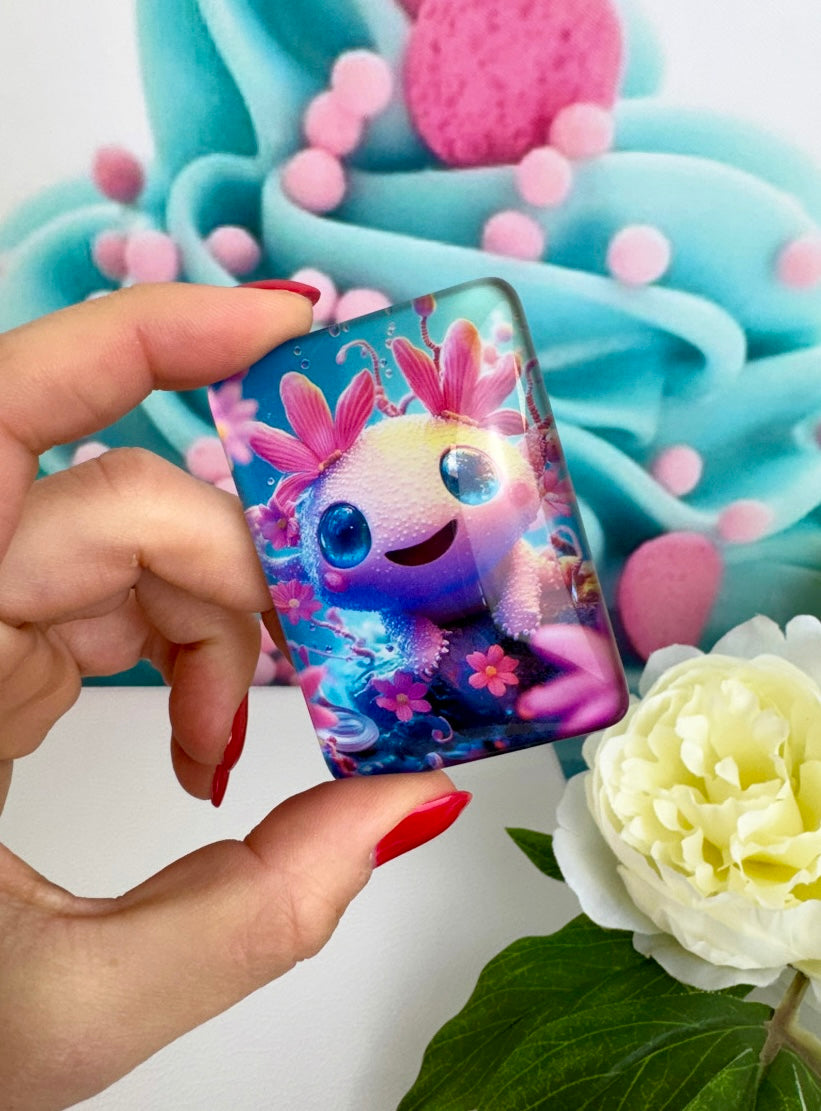 Diamond Painting Cover Minder Axolotl "Sunny" (CM)