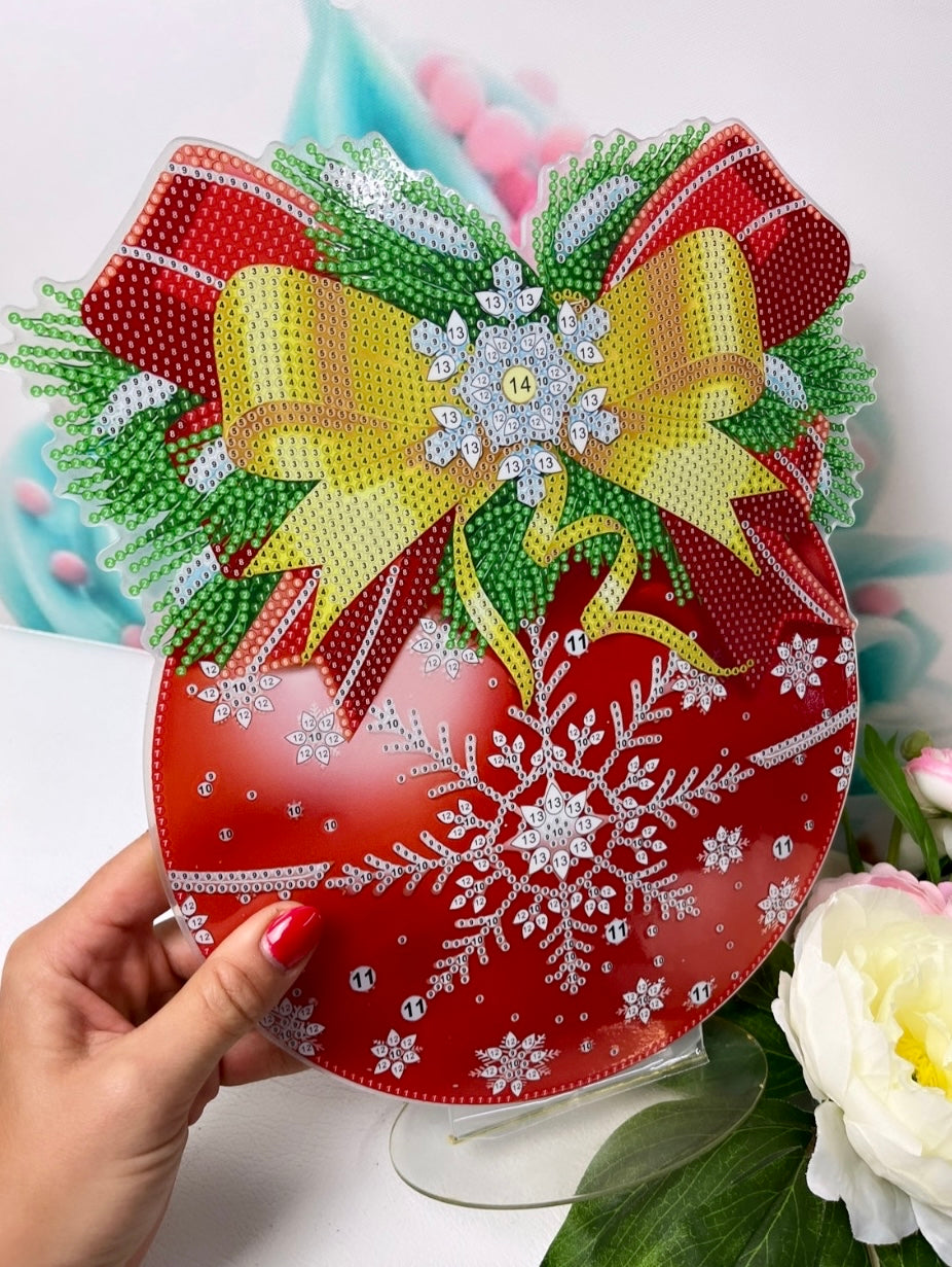 Diamond Painting XMAS Aufsteller "XL-Weihnachtskugel"