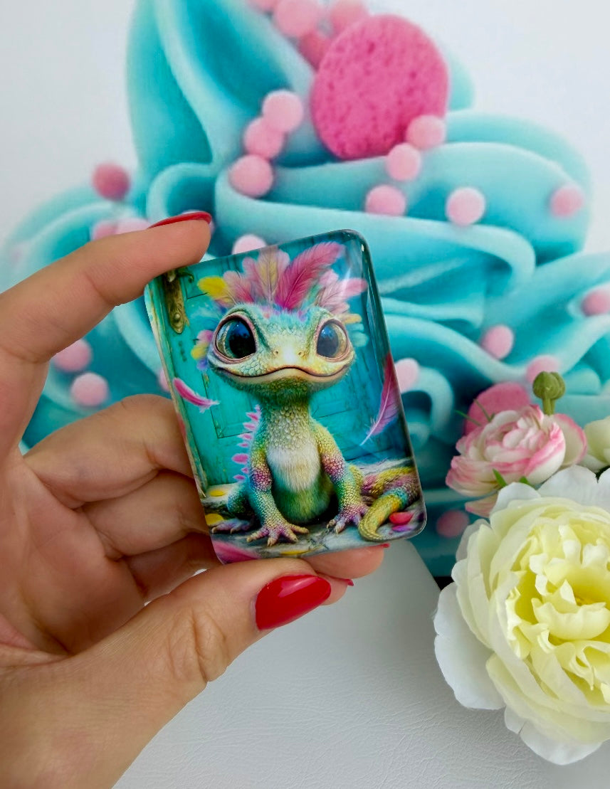 Diamond Painting Cover Minder "Funky Gecko" (CM)