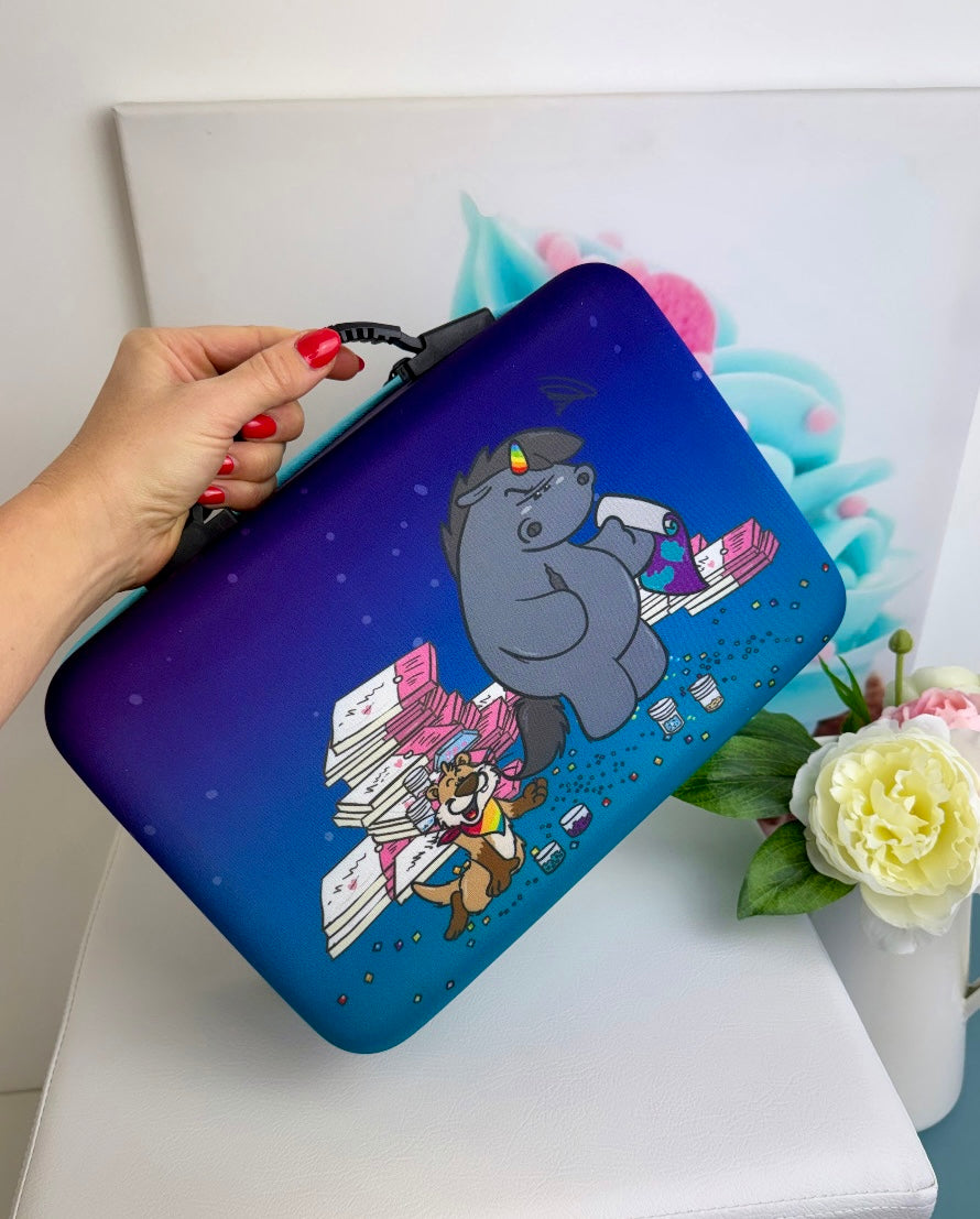 Diamond Painting GRUMMELEINHORN Koffer für Steine - 120 Aufbewahrungsdosen