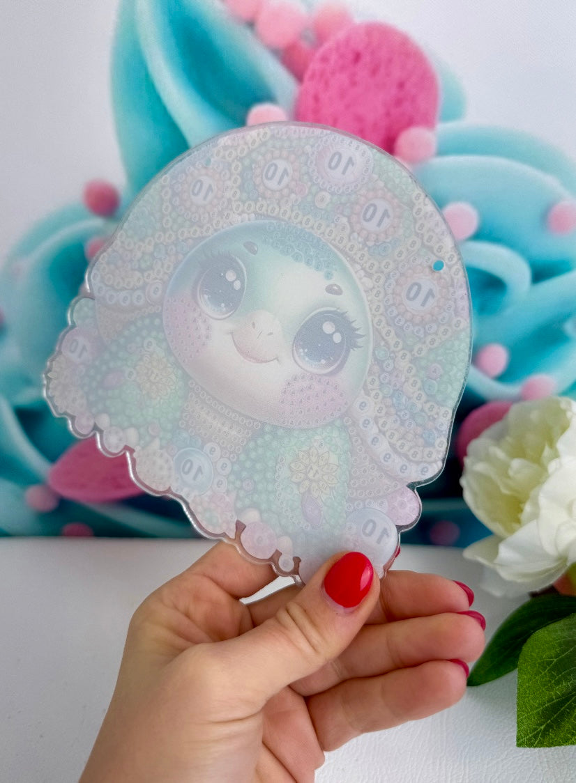 *VORVERKAUF! Diamond Painting Anhänger "Schildkröte Tami" 15x14cm (AH501)