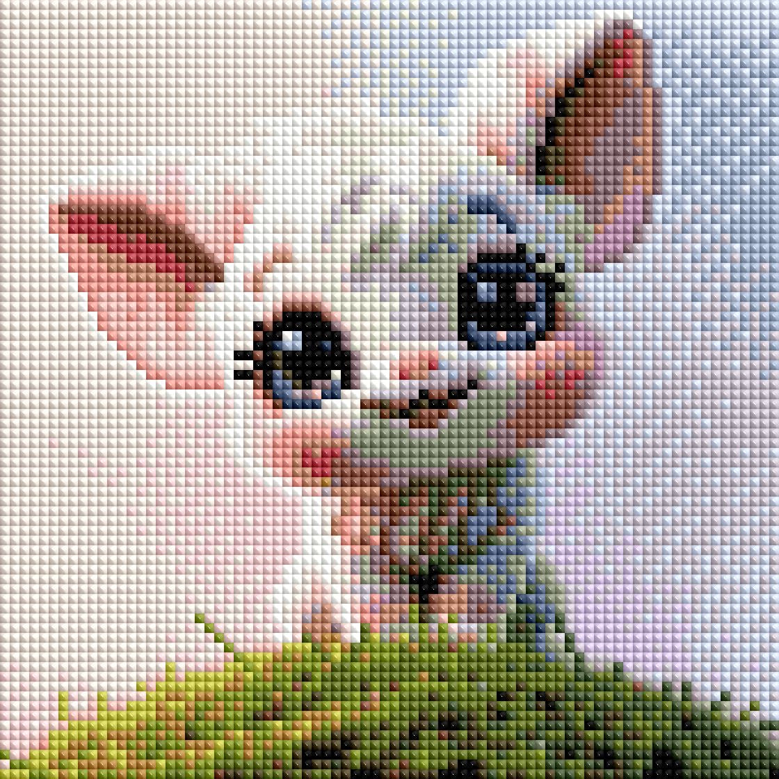 Diamond Painting Mini-Bild "Pippo" von TiniSchnickschnack 20x20cm (Feenstaub Special) TSS-658