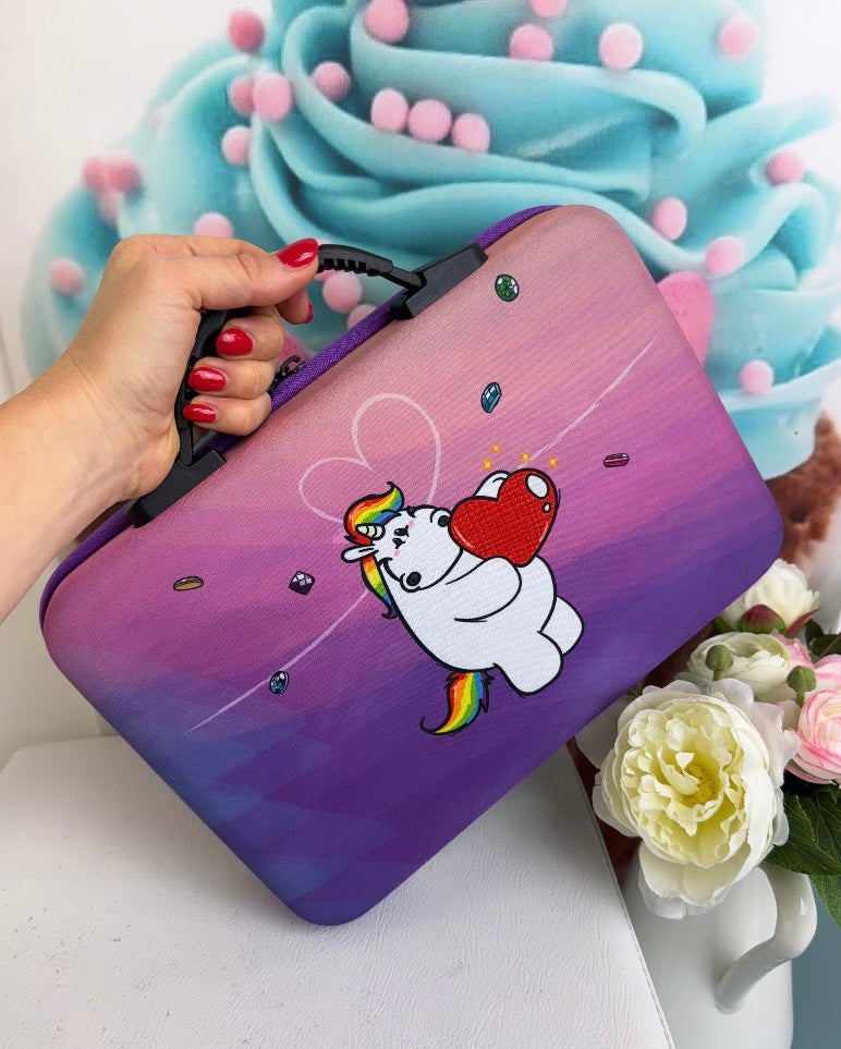 Diamond Painting PUMMELEINHORN Koffer für Steine - 60 Aufbewahrungsdosen