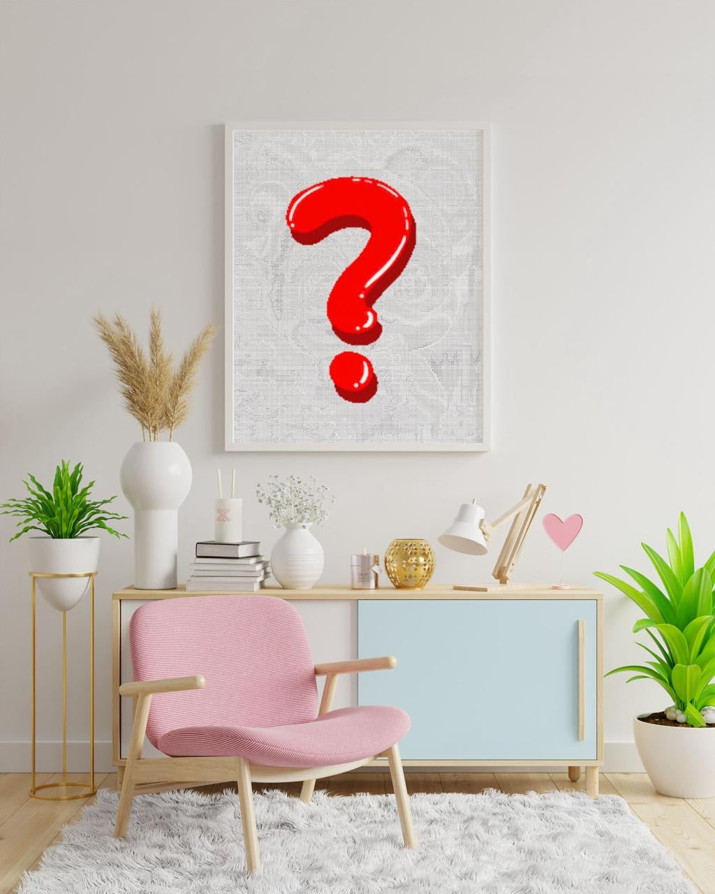 Diamond Painting Secret-Picture "Frühling" von AI-Artist Bex.ai 40x50cm