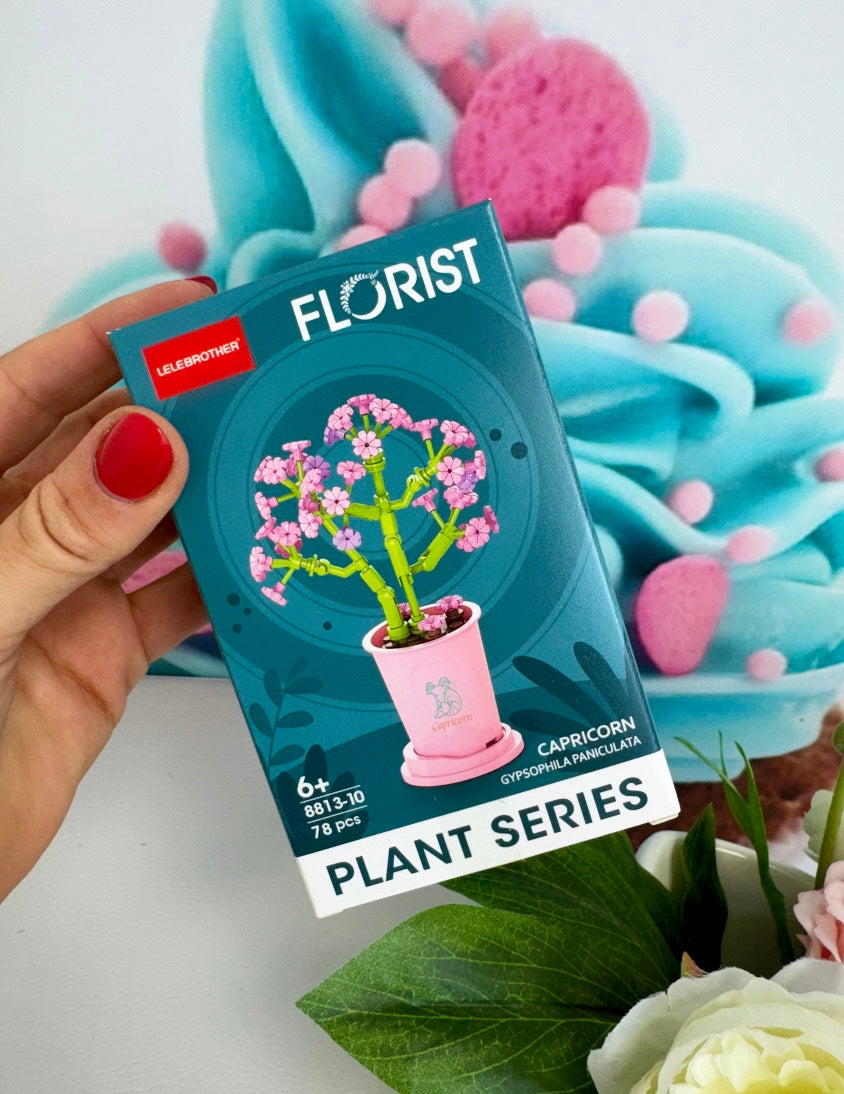 Mini Building Blocks Bundle - "Fancy Flowers" - Klemmbausteine (12Sets) KB8813