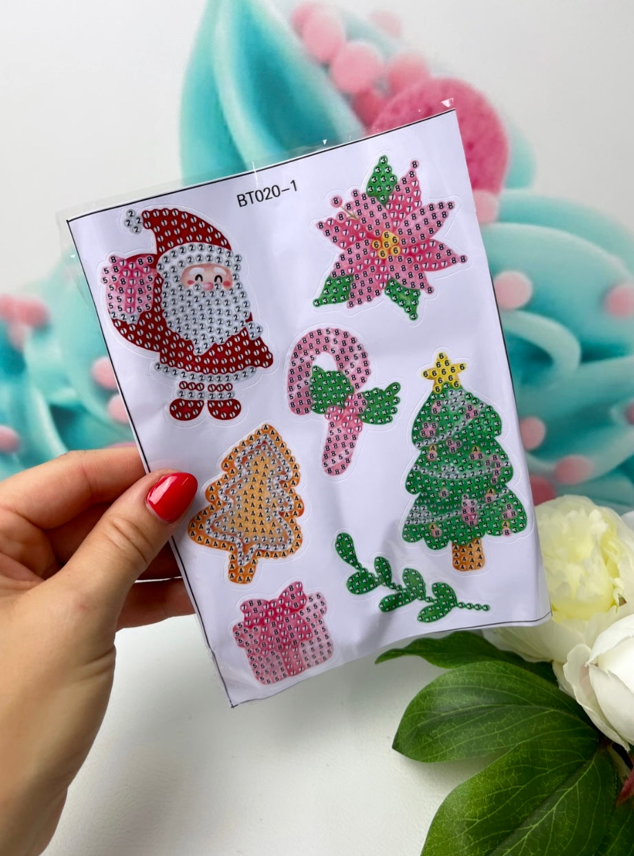 Diamond Painting Sticker Set "Sweet-Xmas" (ST020)