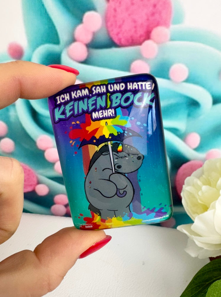 *VORVERKAUF! Diamond Painting Cover Minder Grummeleinhorn "KEINEN BOCK" (CM)