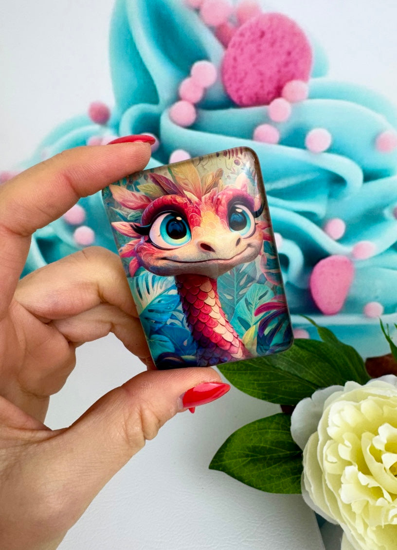 Diamond Painting Cover Minder Fabelwesen Portrait "Draco" (CM)