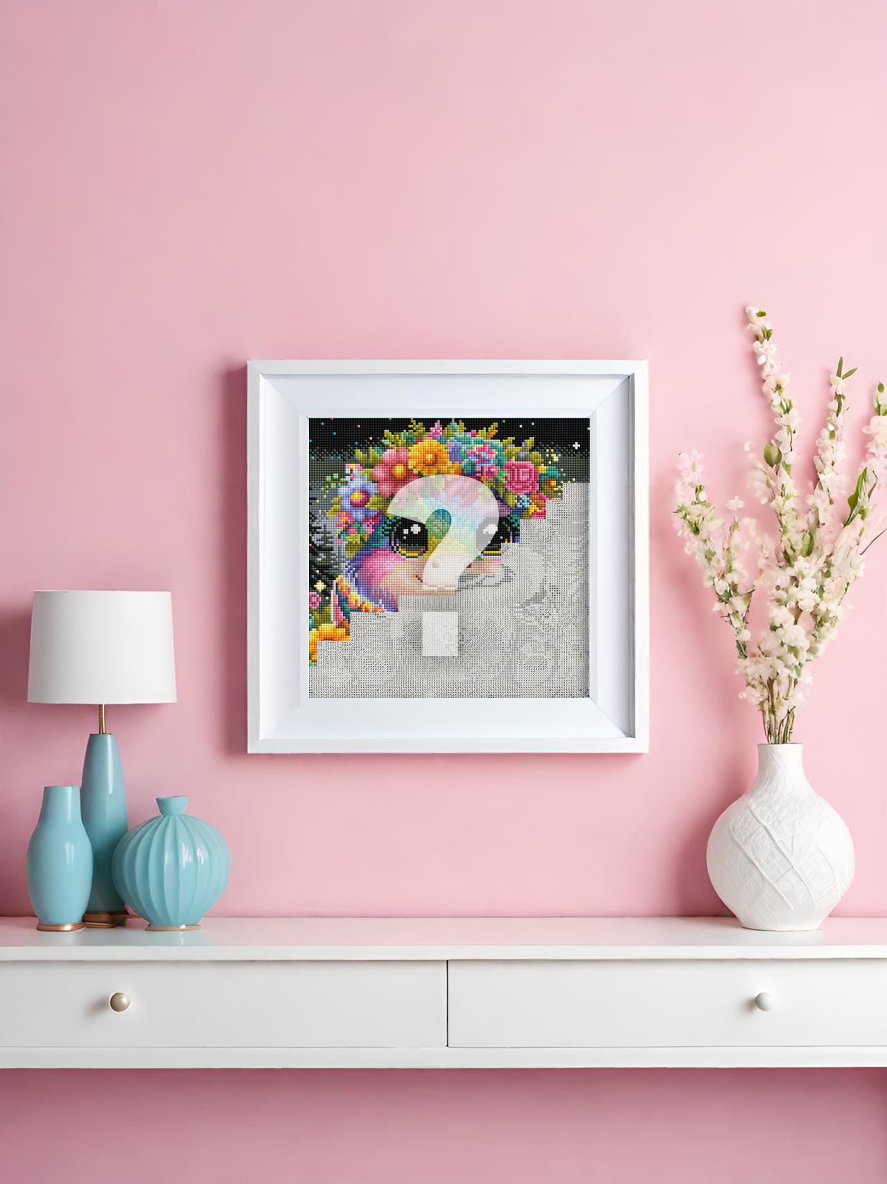 Diamond Painting Leinwand "Blanko" für eckige Steine (Achtung: ohne Steine, ohne Zubehör)