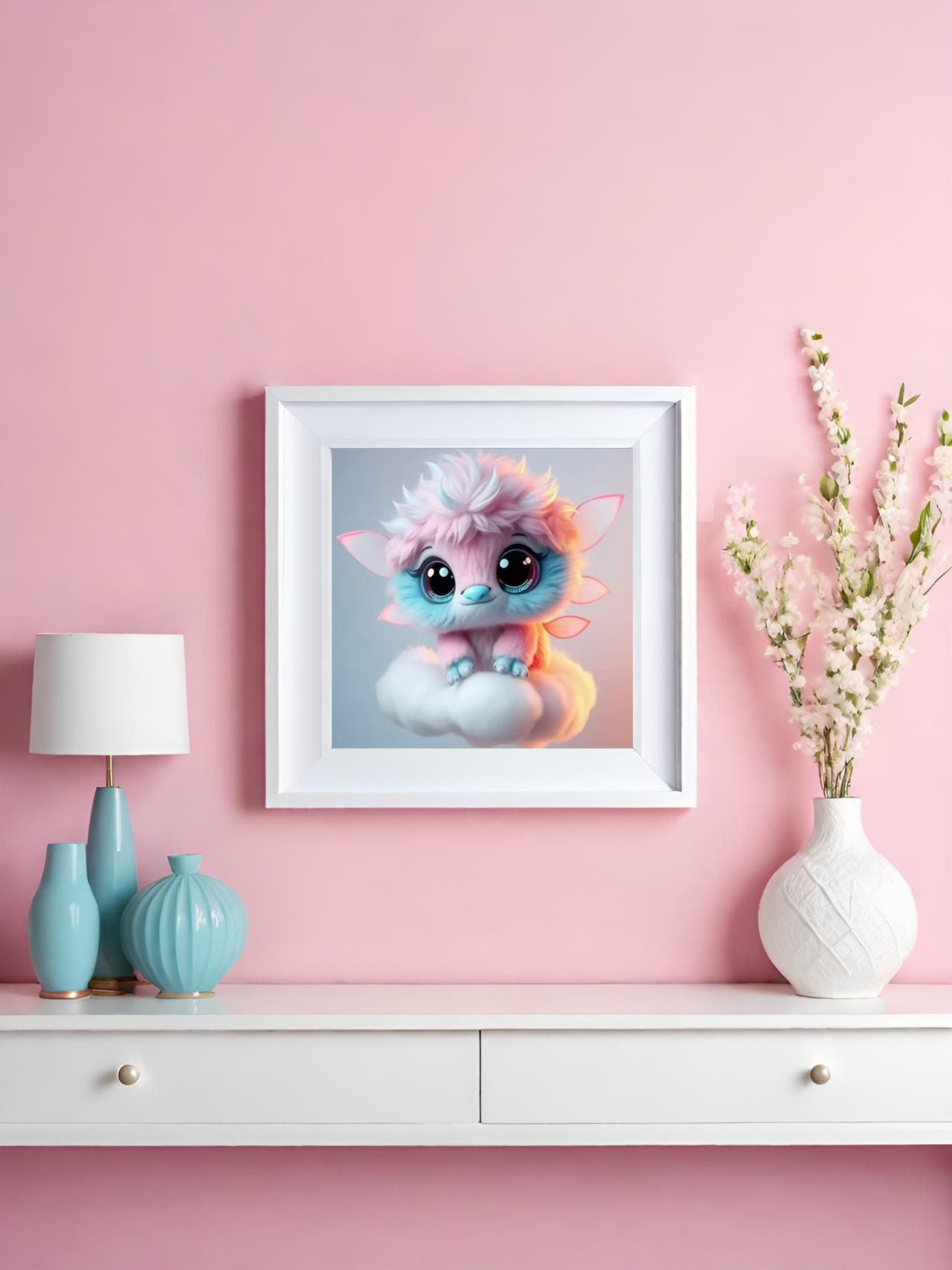 Diamond Painting Mini-Bild "Wolkengeist Auri" von TiniSchnickschnack 20x20cm (Feenstaub Special) TSS-657