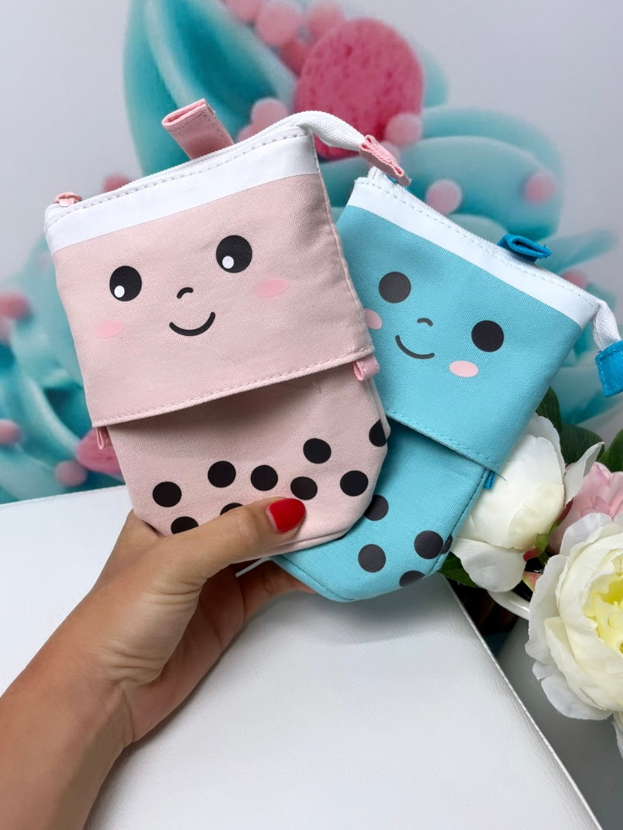 Diamond Painting Tasche "Bubble-Tea" Aufbewahrungsmäppchen