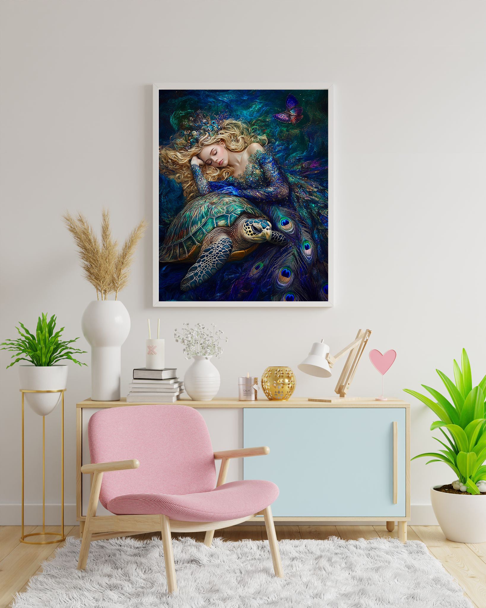 Diamond Painting XL Bild "Magic Dream" von AI-Artist Sandrietta_ai (inkl. Feenstaub) 80x100cm TSS-667