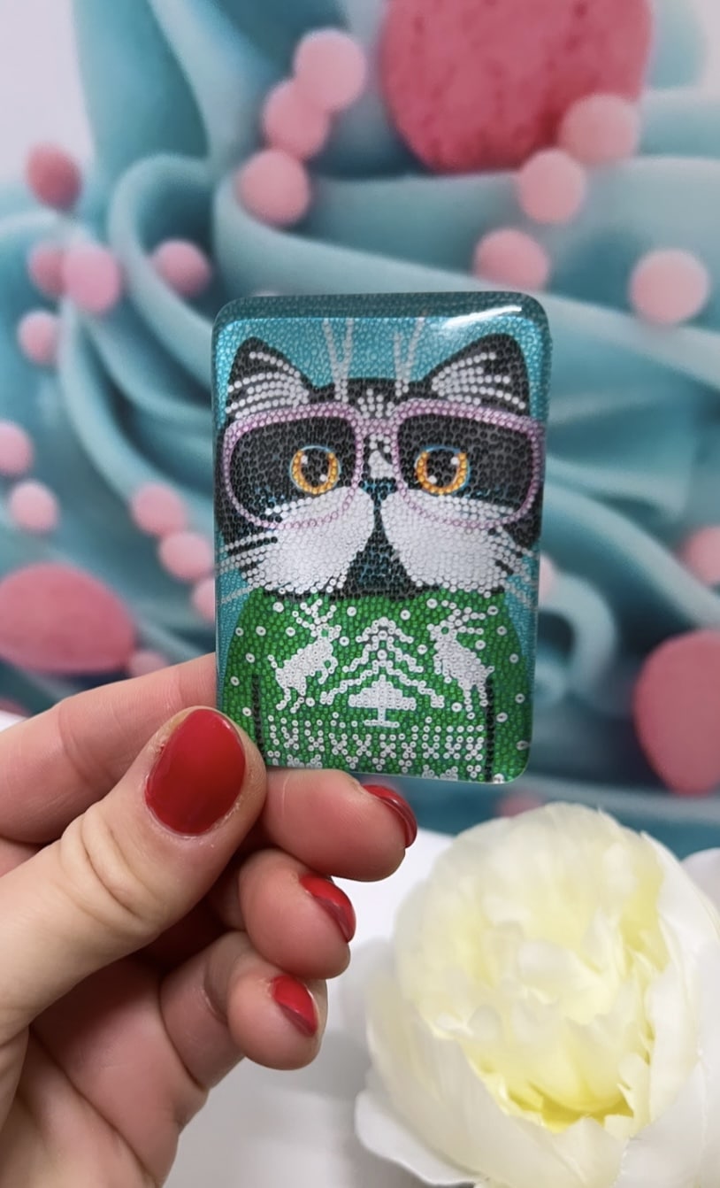 Diamond Painting Kater "Karlo" Cover Minder
