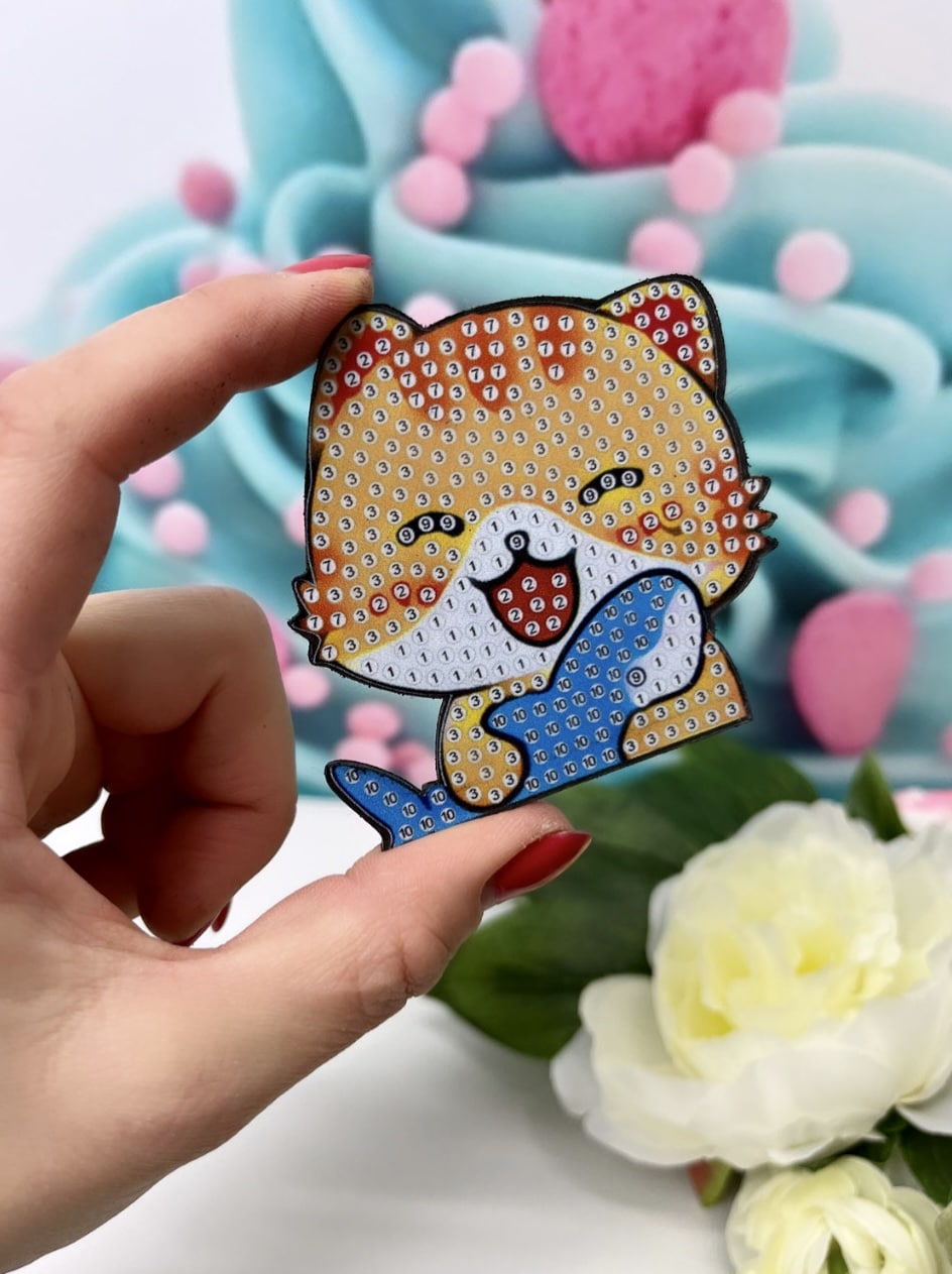 Diamond Painting Magnete "Katzenbande" 5Stk