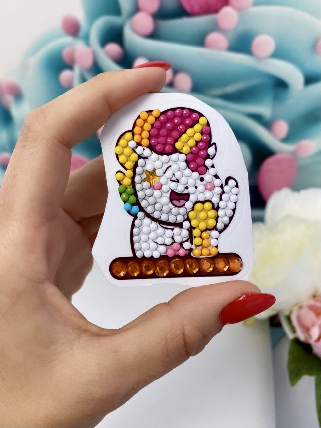 Diamond Painting Sticker Set „Rainbow Unicorn“