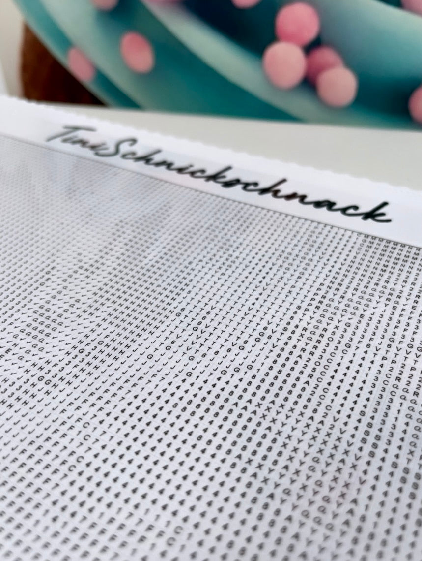 Diamond Painting Leinwand "Blanko" für eckige Steine (Achtung: ohne Steine, ohne Zubehör)