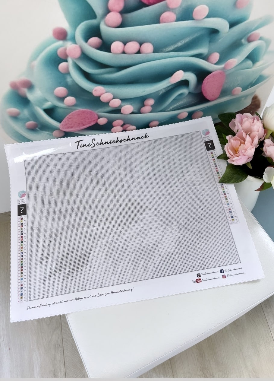 Diamond Painting Leinwand "Blanko" für eckige Steine (Achtung: ohne Steine, ohne Zubehör)