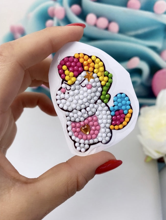 Diamond Painting Sticker Set „Rainbow Unicorn“